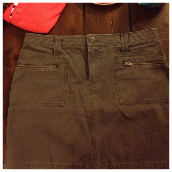 Brown Mini Skirt - Picture 3 of 4