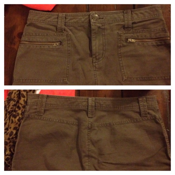 Brown Mini Skirt - Picture 4 of 4