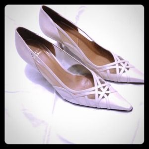 Shimmery nude Stuart weitzman sz 8