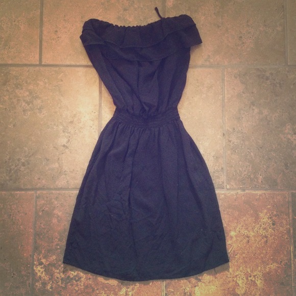 Strapless Black Dress