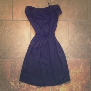 Strapless Black Dress