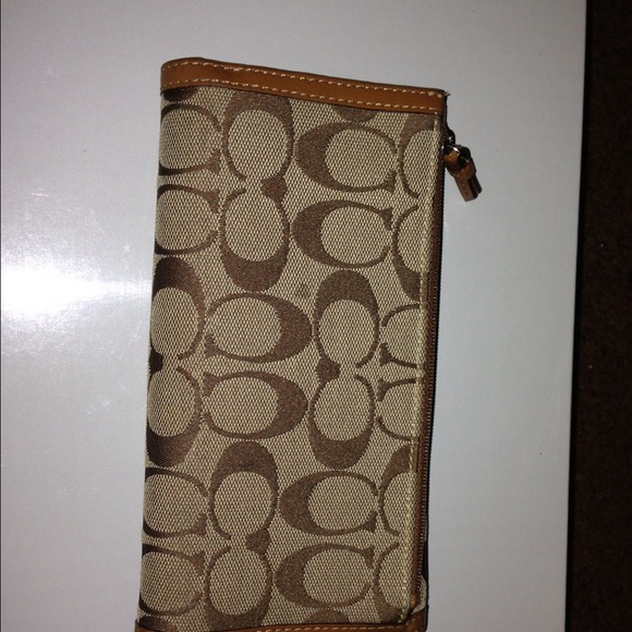 Coach Wallet with Check Holder - Picture 2 of 4