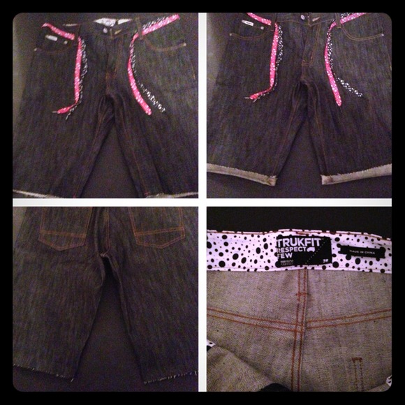 Men's jean shorts
