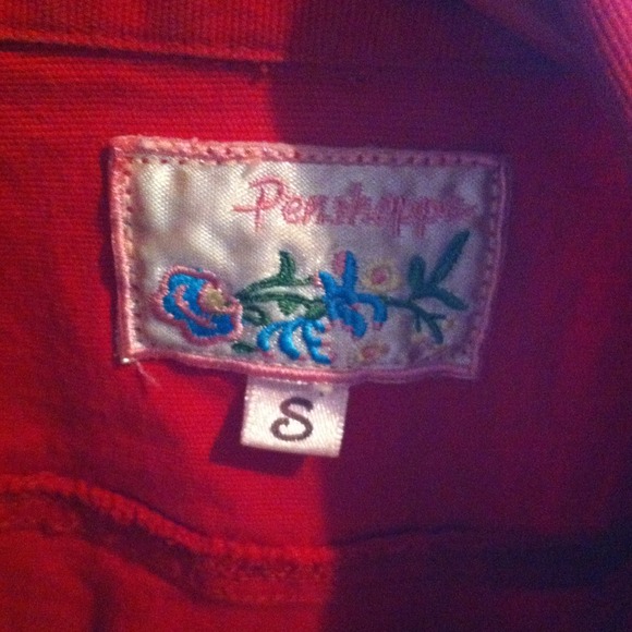 Red Cropped Jacket - Picture 2 of 2