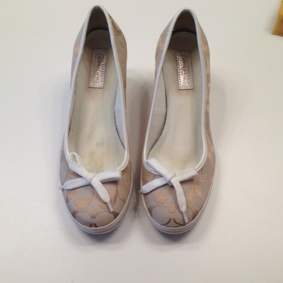 SOLD on ebay! COACH WEDGES! - Picture 2 of 4