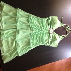 Worn once to a homecoming dance. No longer fits.