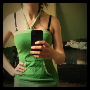 Cute halter top with front pockets