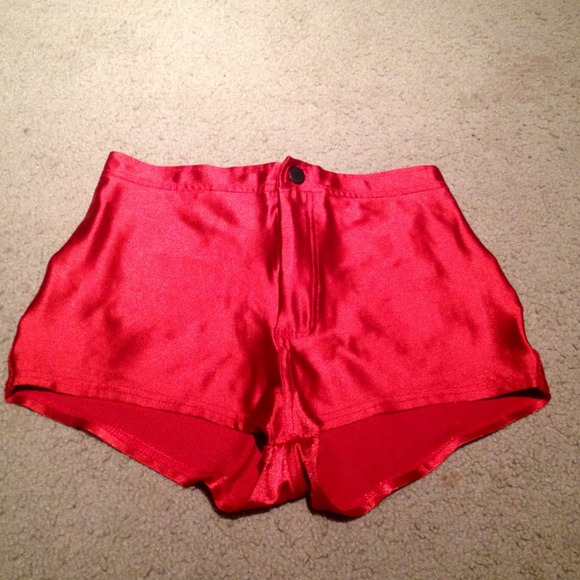 Reserve American Apparel Red Hot Shorts Size Med.
