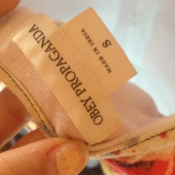 Obey American flag crop top - Picture 3 of 4