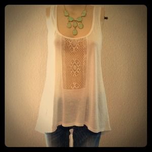 American Eagle Outfitters hi low tank top size lg