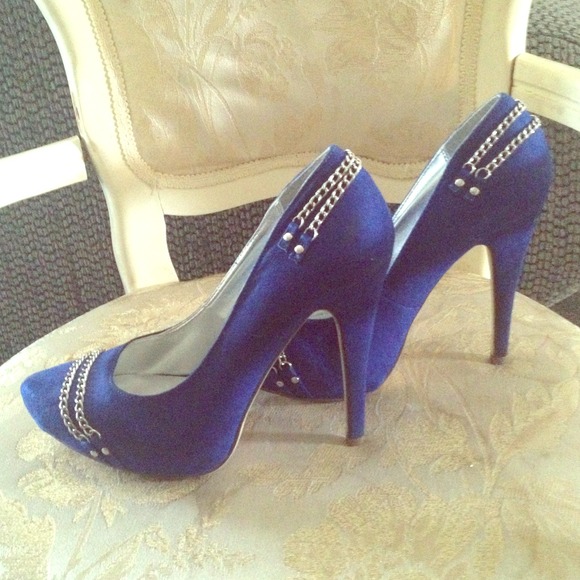 Blue heels