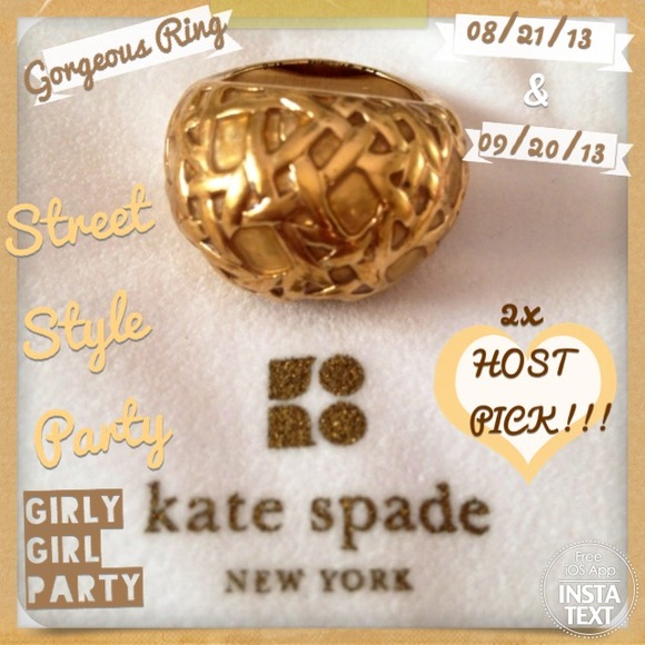 2x HOST PICK Kate Spade Ring