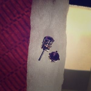 Amethyst Sterling Silver Earrings