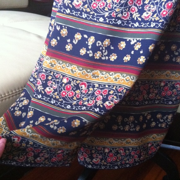 Vintage Chaus Maxi Wrap Pencil Skirt - Picture 2 of 3