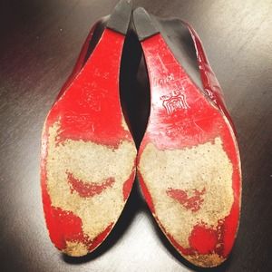 Christian Louboutin Shoes - Oxblood Patent Christian Louboutin Wedges Christian Louboutin Shoes - Oxblood Patent Christian Louboutin Wedges