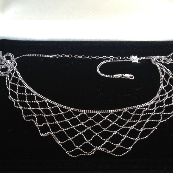 14k white gold necklace