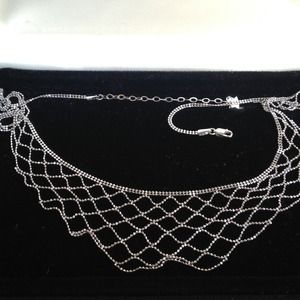 14k white gold necklace