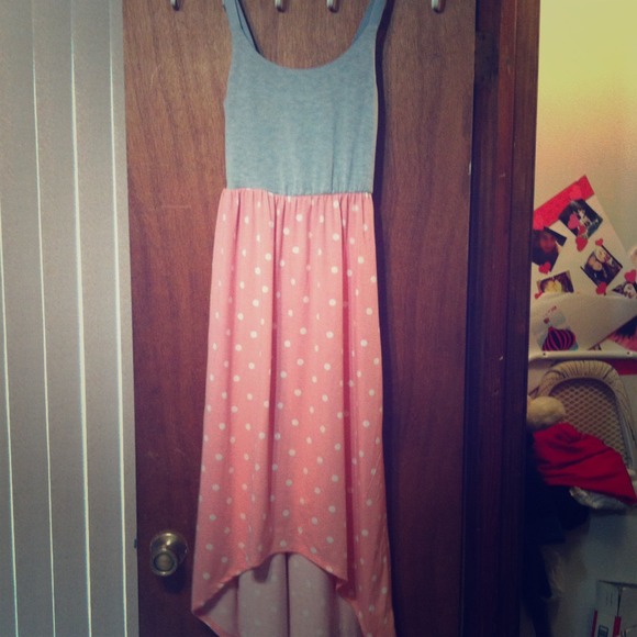 🚫TRADED🚫 Grey and pink long short dress