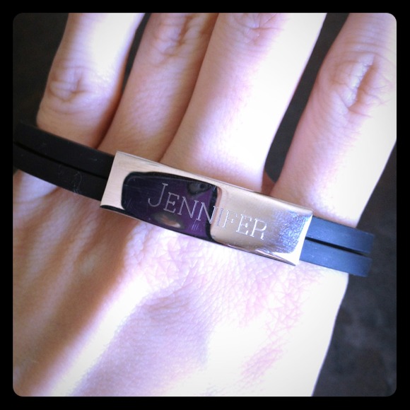 Gorgeous Leather Id Bracelet