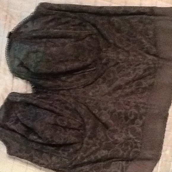 Black long Line Strapless Bra