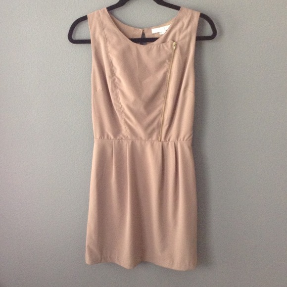 Tan sleeveless dress HOST PIC!!!!!! - Picture 2 of 4