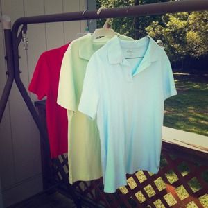 Set of three polos