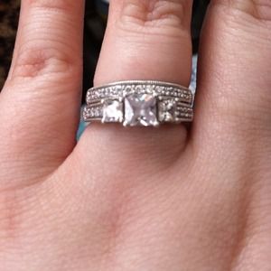 Sterling Silver wedding set
