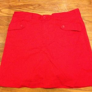 Red Skort