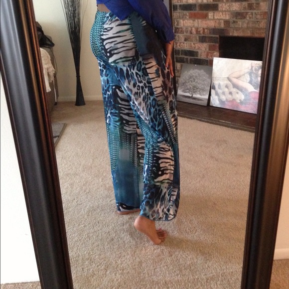 👉SOLD👈Print swim-cover pant, - Picture 3 of 3