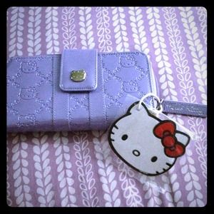 Hello Kitty Loungefly lilac wallet