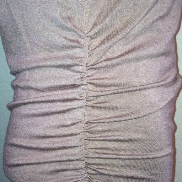 *NWT* Cafรฉ Au Lait Ruched Dress with lace details - Picture 4 of 4