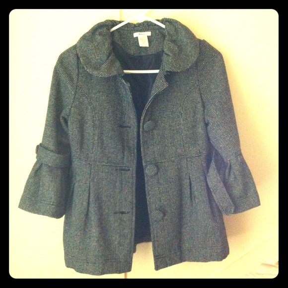 ☕ TRADED❌ Collared tweed jacket
