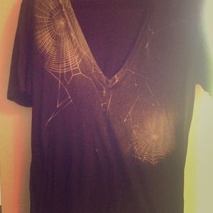 Spiderweb printed tee from The Beautiful Ones.