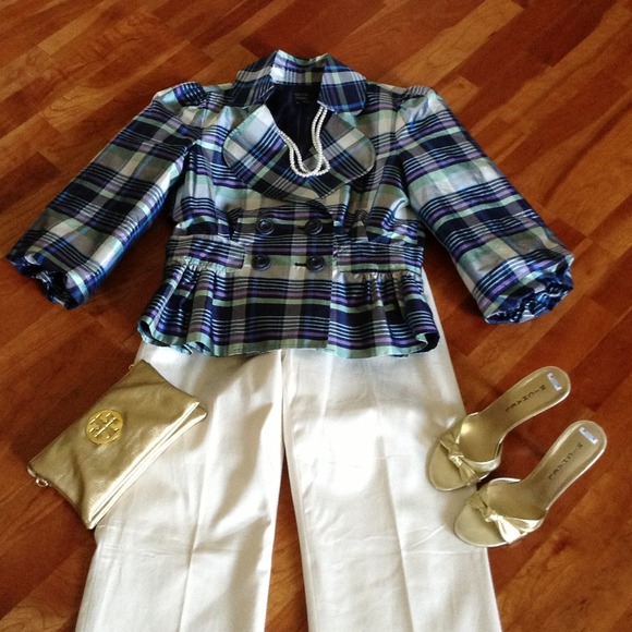 Jacket Nicole Miller/Pants Banana Republic