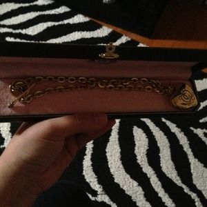 Juicy couture heart toggle necklace.