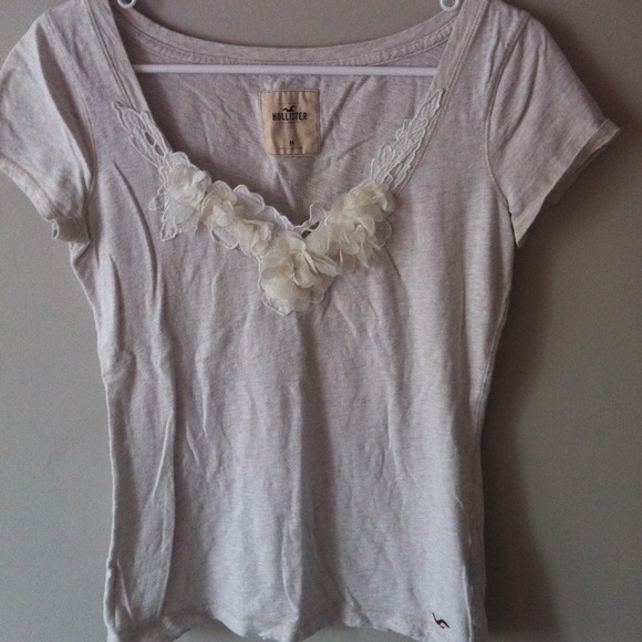 Elegant White V-Neck
