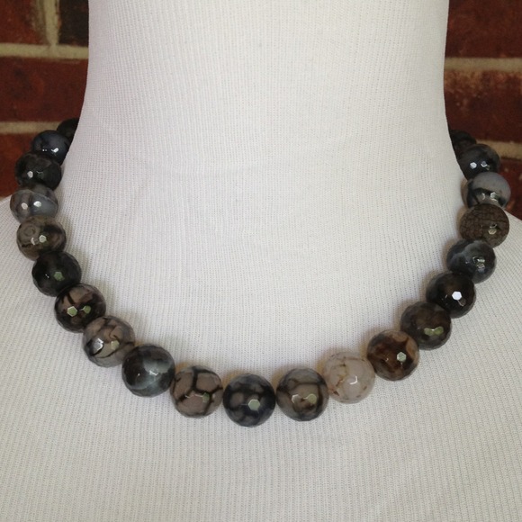 Dragon skin bead necklace