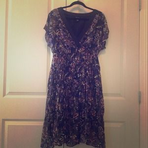 Chic floral printed dress