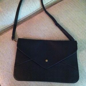 **HOLD**Black Envelope Clutch