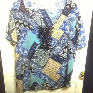 Faded glory top, adorable plus size