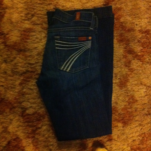 7 for all mankind dojo flip flop jeans