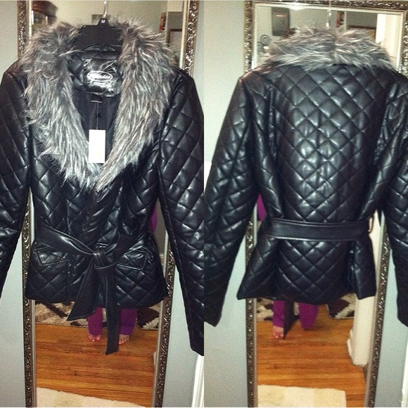 Leather jacket/coat