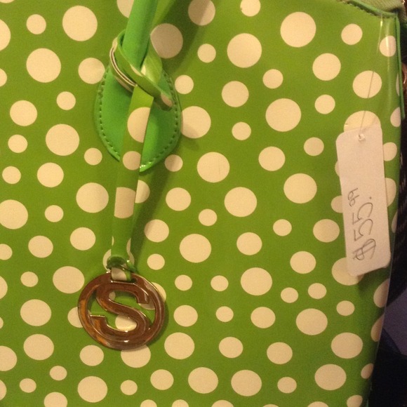 💛💛ADORABLE GREEN TOTE/Purse 💛💛 - Picture 3 of 4