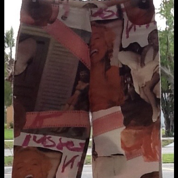 Spectacular MARILYN Collage Pants! - Picture 2 of 4