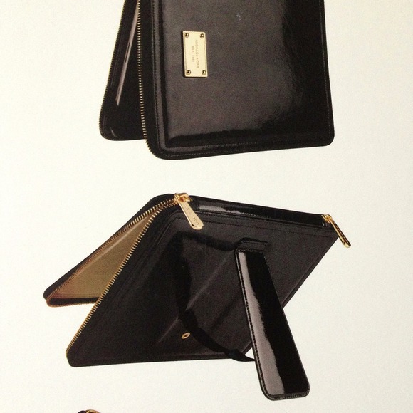 RESERVED Michael Kors IPad Case Black Patent NEW