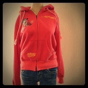 Ed hardy long sleeve hoodie size extra large