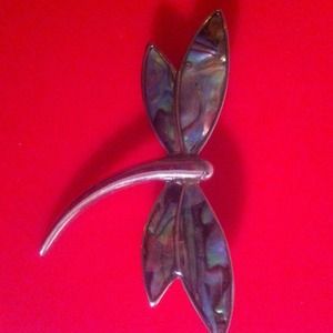 Lia Sophia dragonfly pin