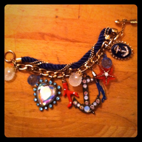 Betsey Johnson nautical bracelet