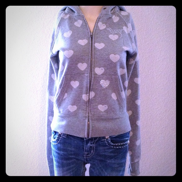 Victoria's Secret Pink long sleeve hoodie size sm