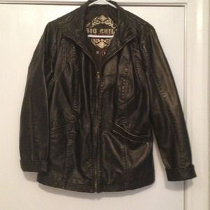 Faux leather jacket